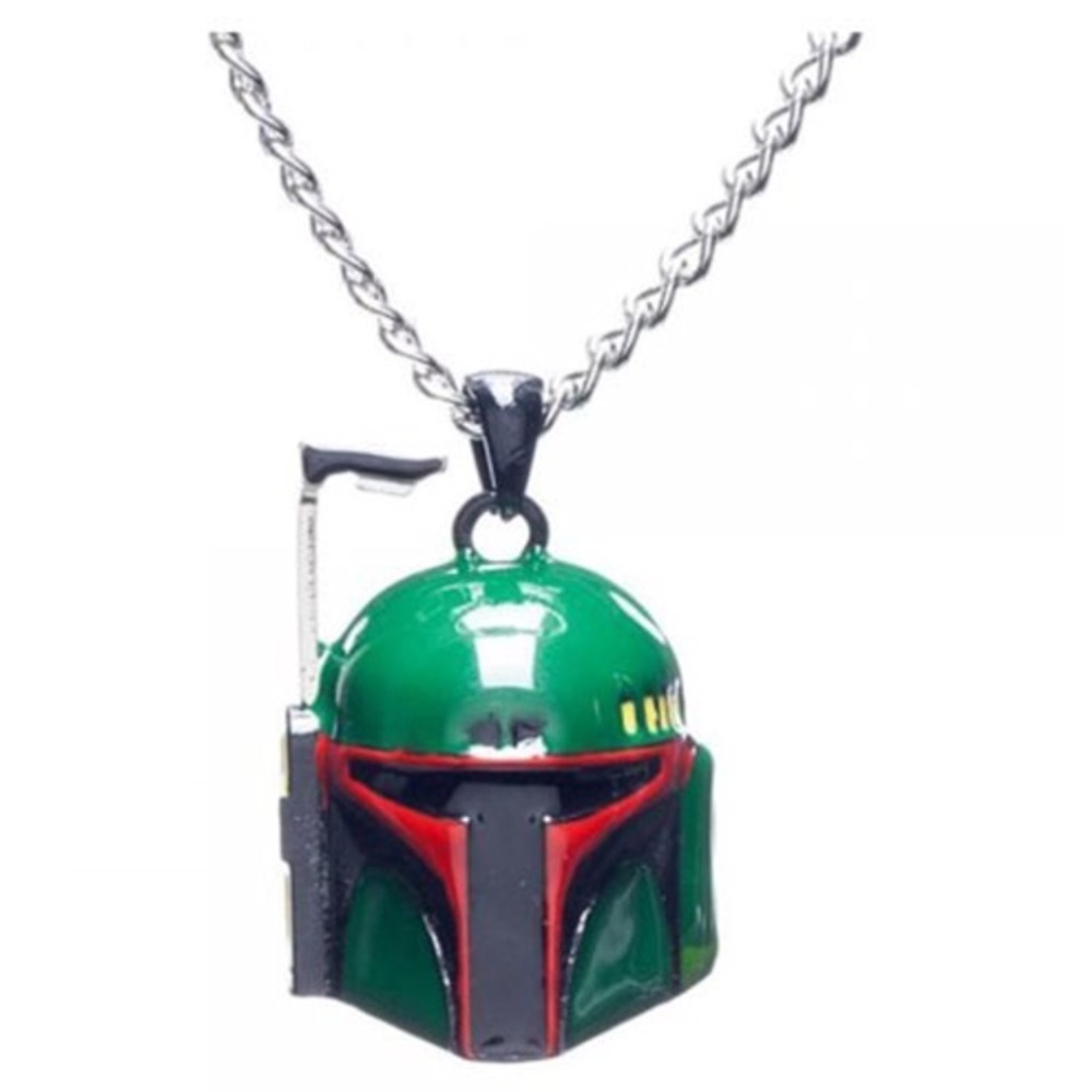 Star Wars Boba Fett 3D Sculpted Necklace NWT